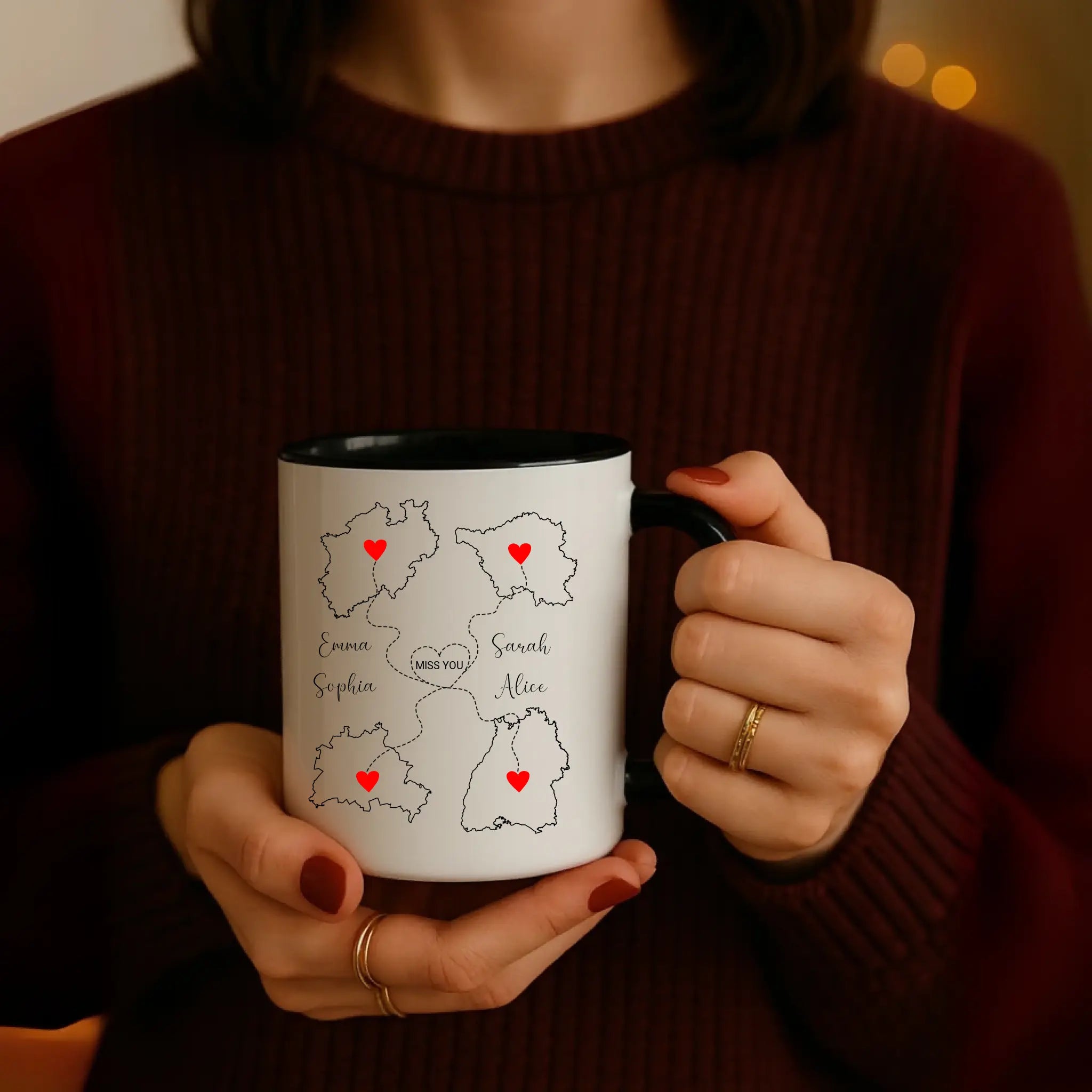 “Besties” - Personalisierte Kaffeetasse