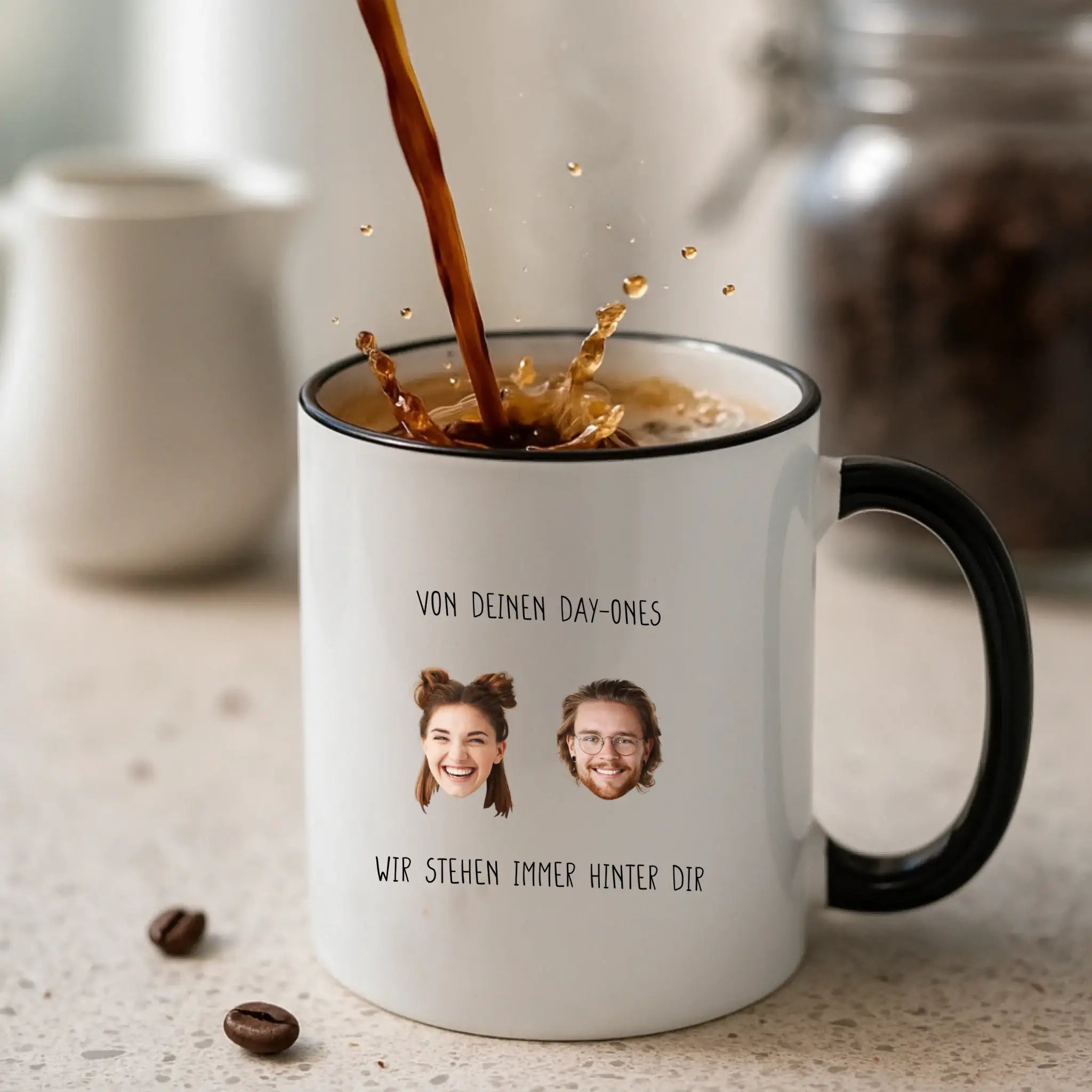 "Family Forever" – Personalisierte Tasse