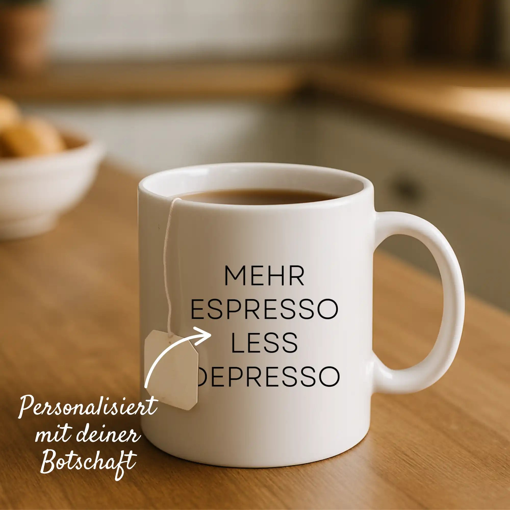 "Deine Botschaft“ - Personalisierte Tasse