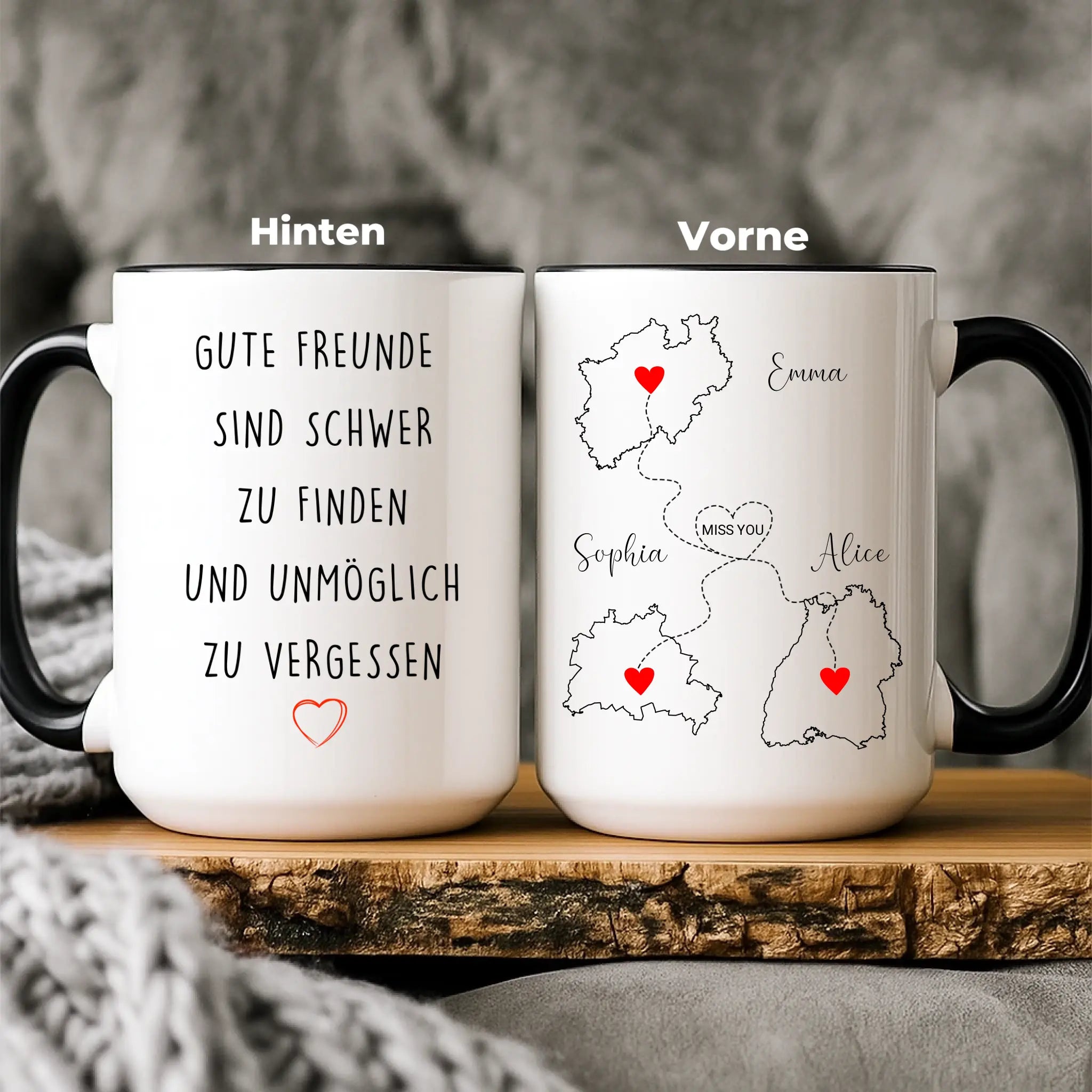 “Besties” - Personalisierte Kaffeetasse