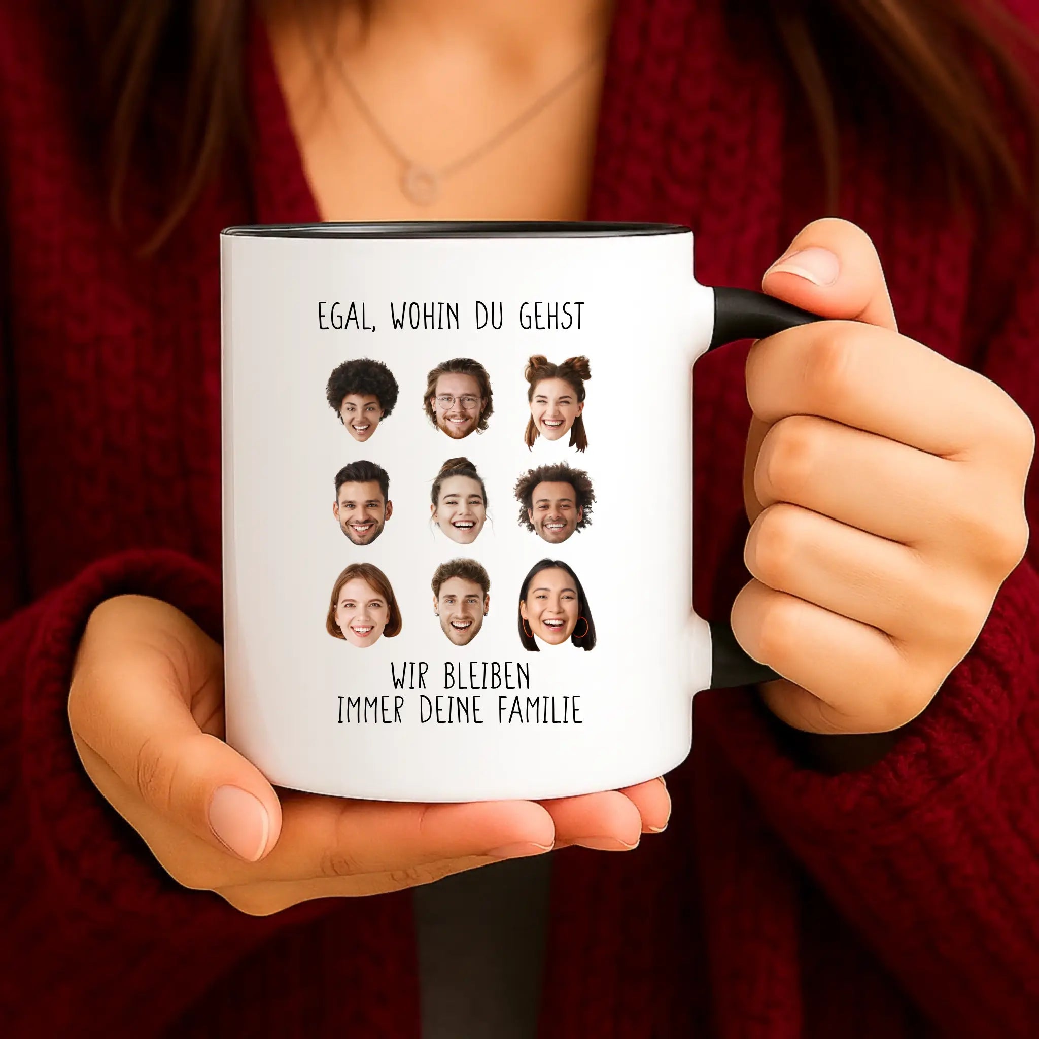 "Family Forever" – Personalisierte Tasse