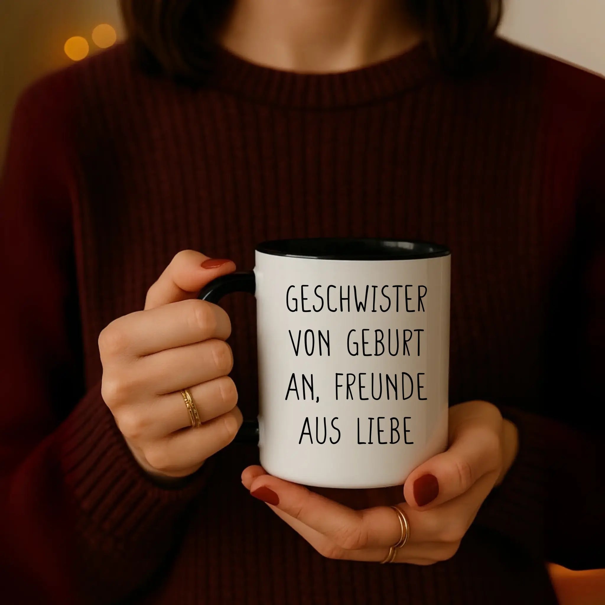 "Family Forever" – Personalisierte Tasse