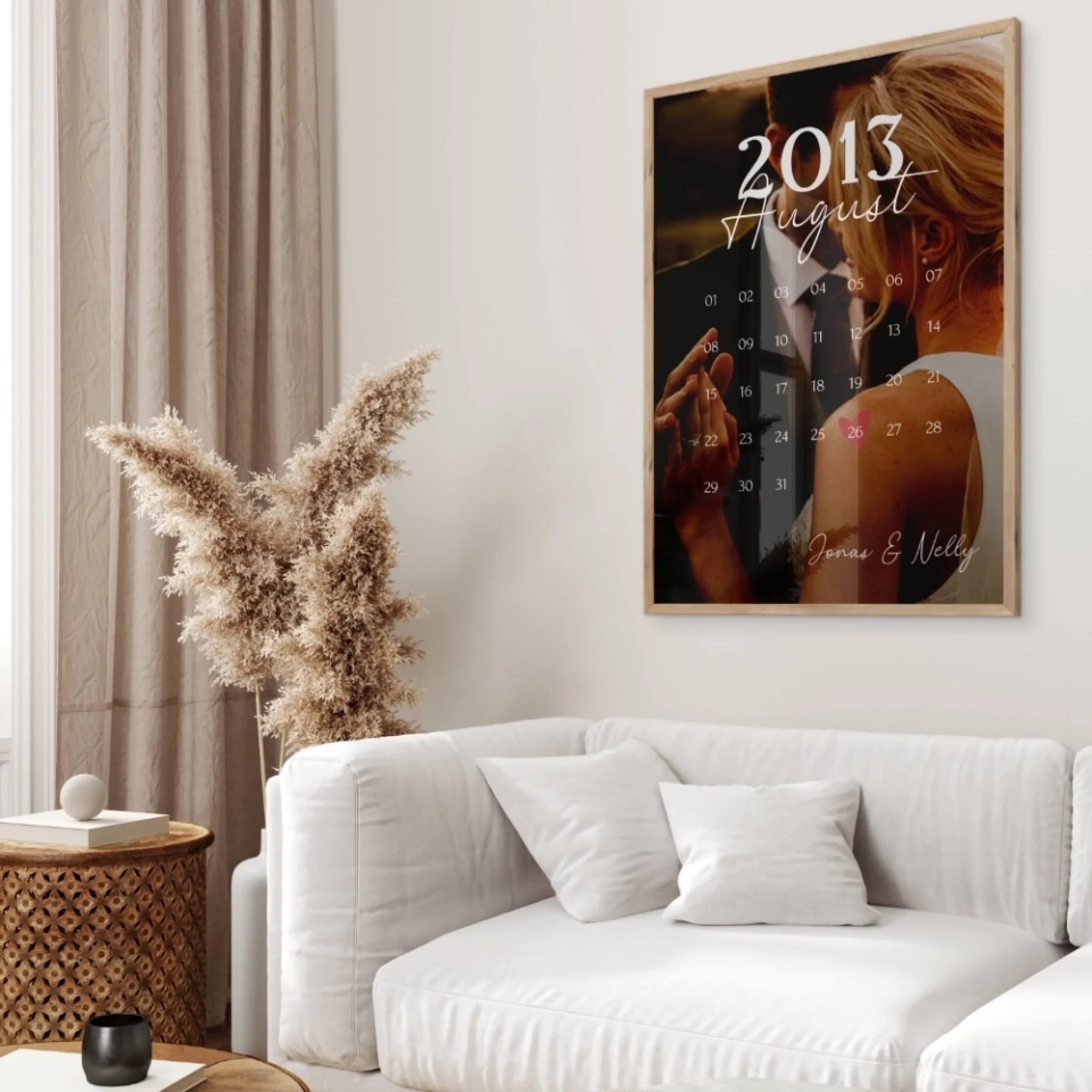 "Anniversary Date" - Personalized Poster
