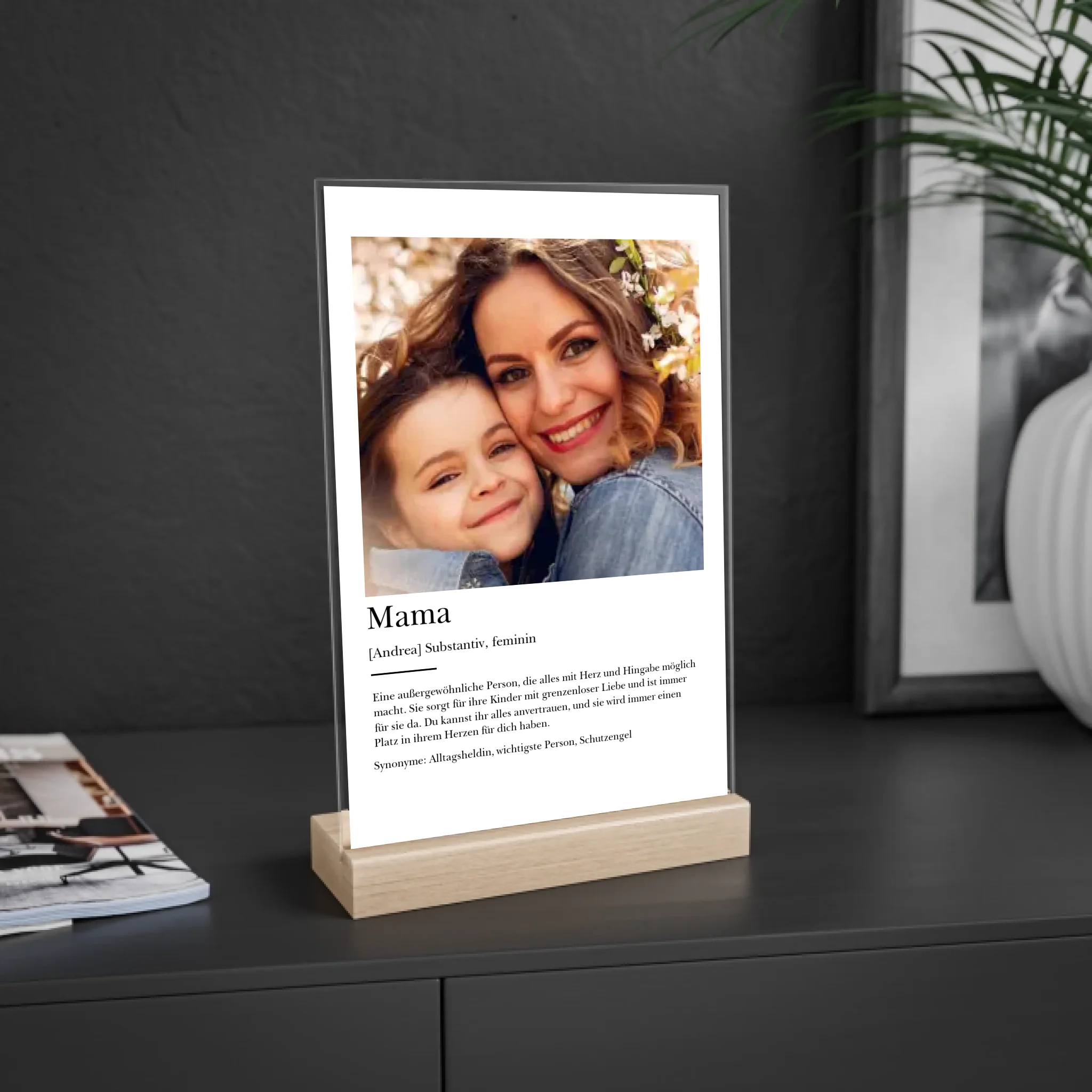 “Mama Definition” - Personalisiertes Acrylglas
