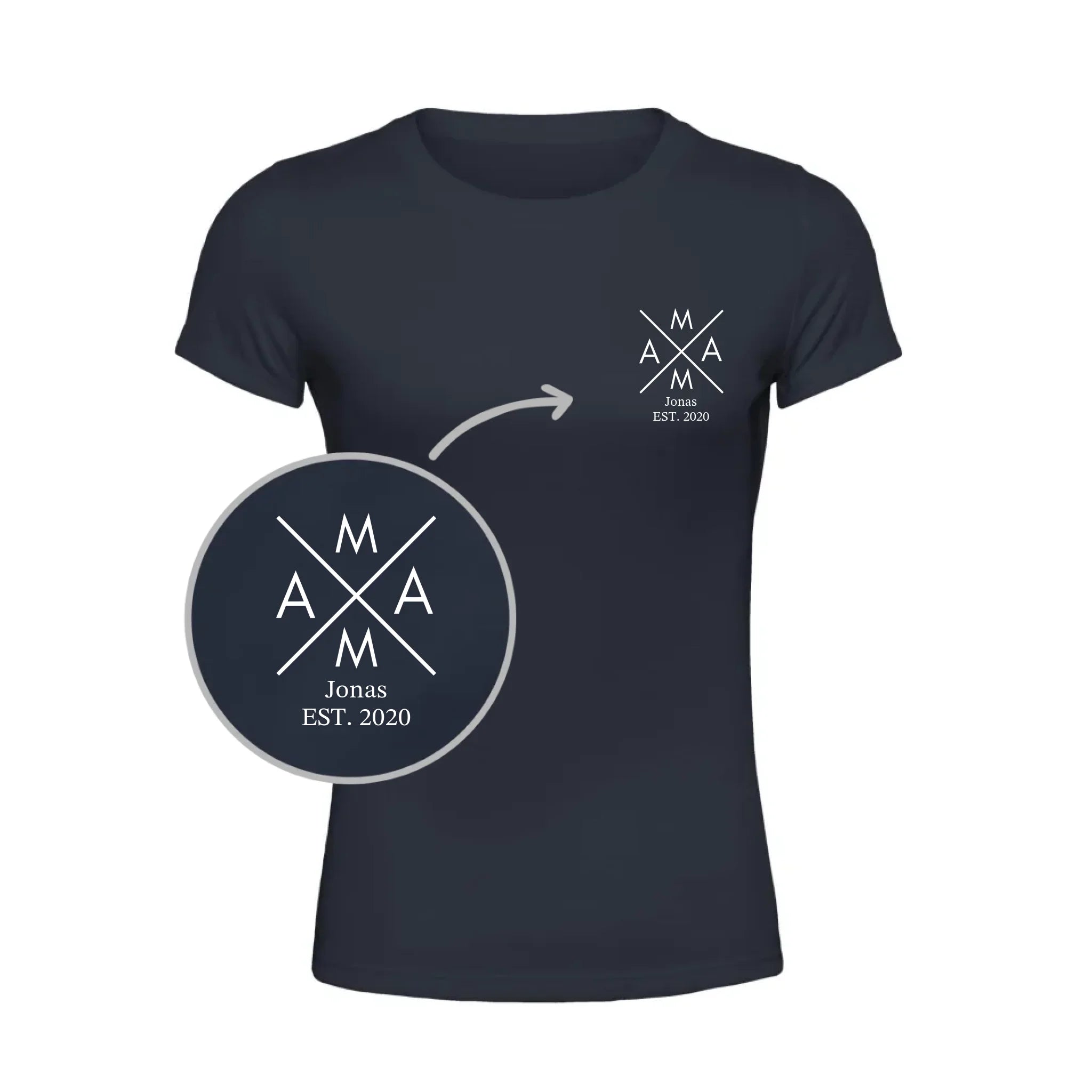 Regular Women Navy Tshirt.jpg