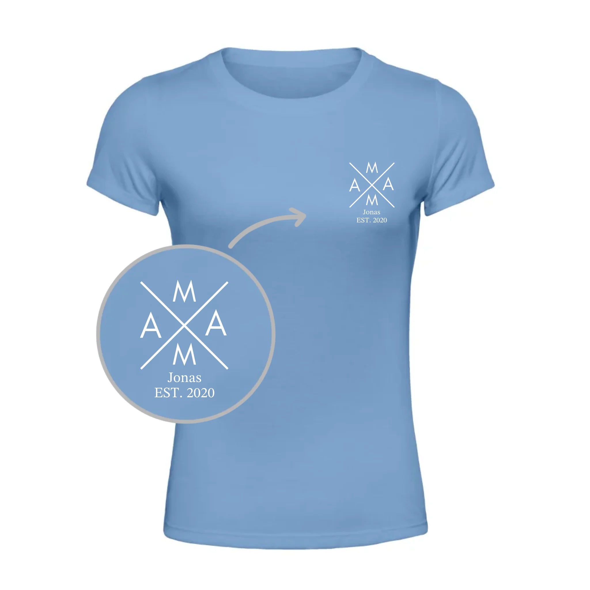 Regular Women Blue Tshirt.jpg