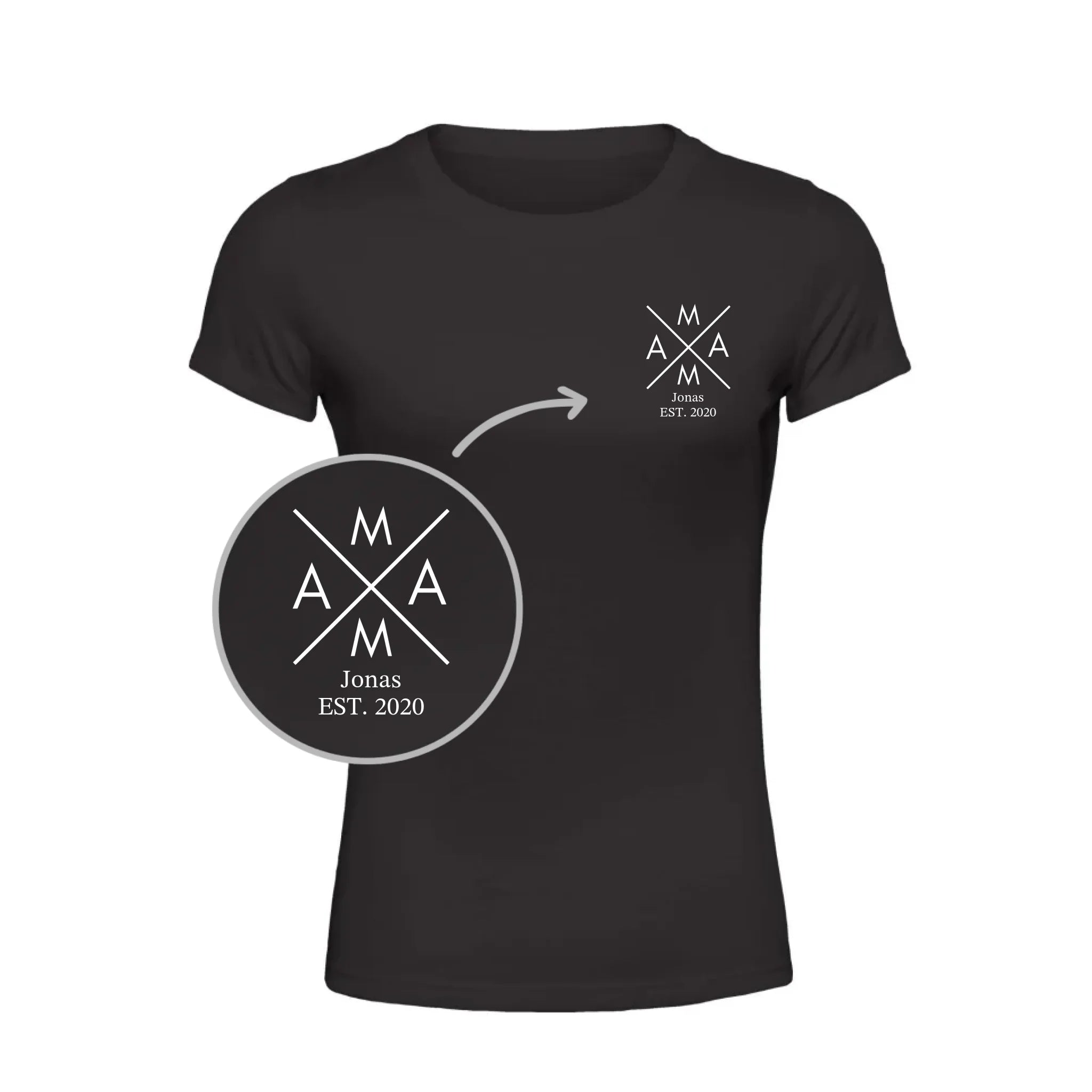 Regular Women Black Tshirt.jpg