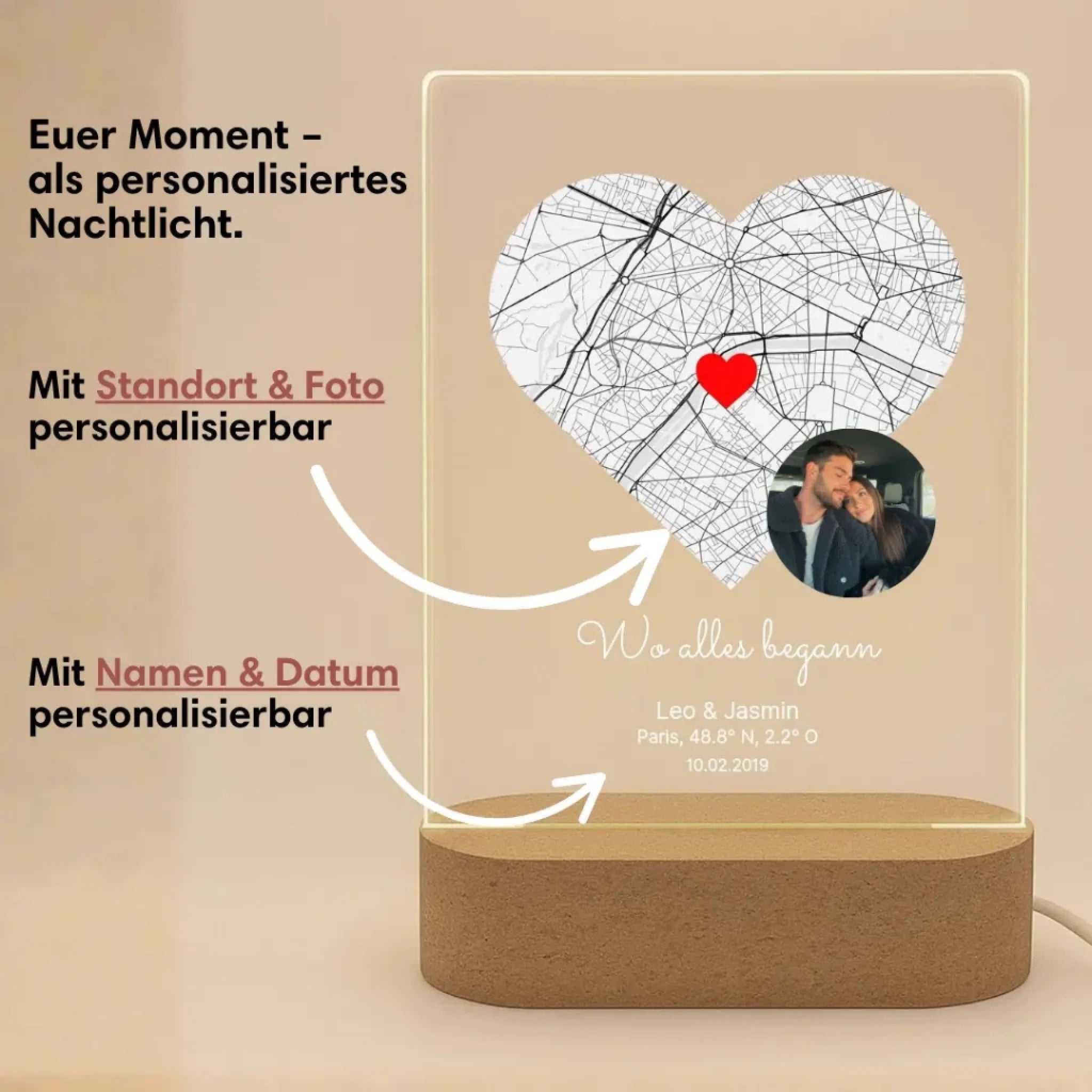 %22Wo alles begann%22 - Personalisiertes Nachtlicht mit Foto-6
