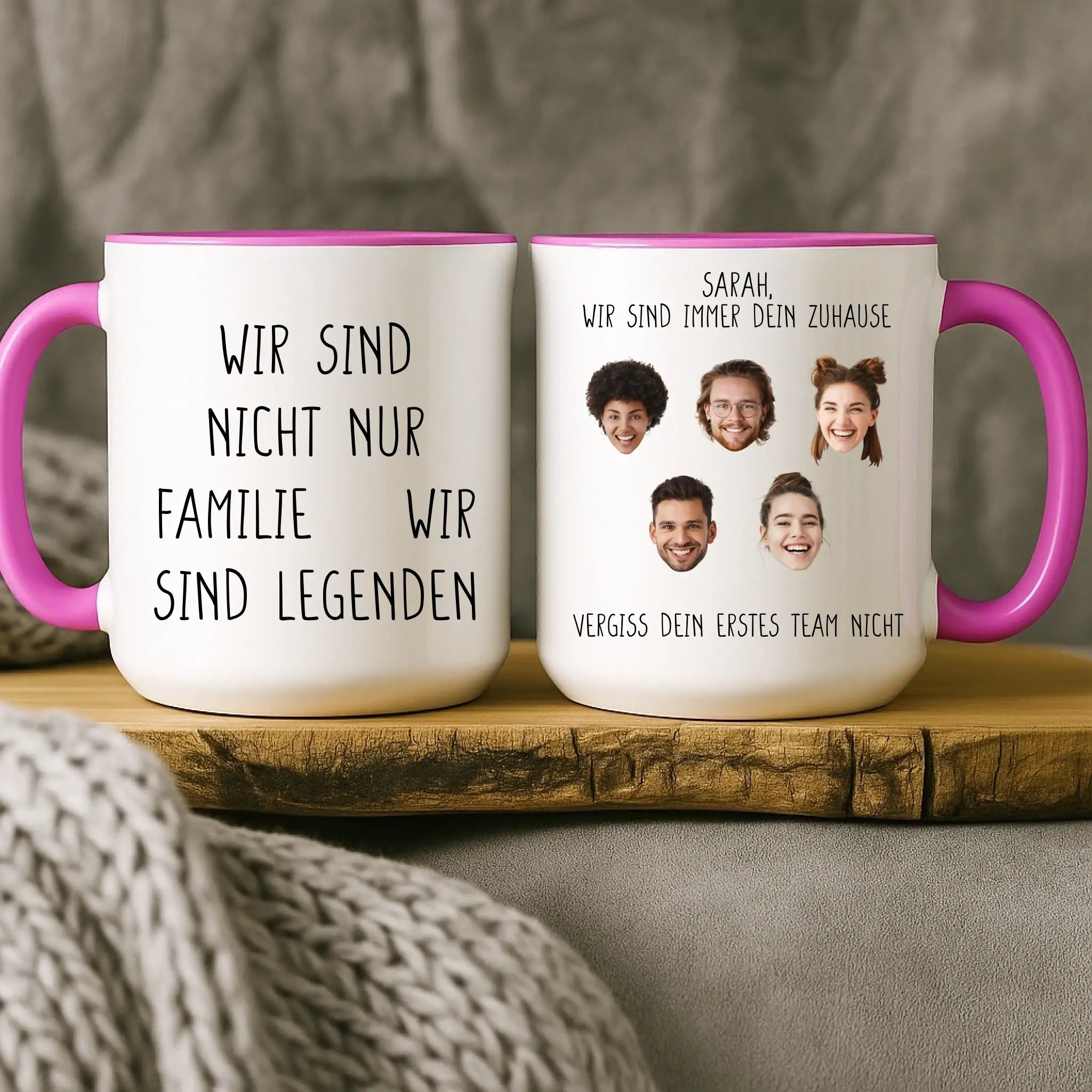 "Family Forever" – Personalisierte Tasse