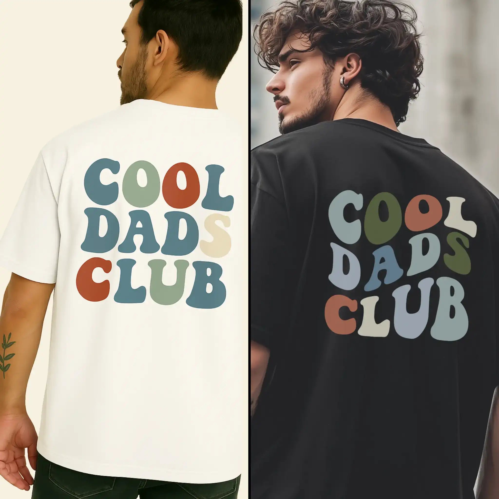 “Cool Dads Club Retro” - Personalisiertes Heavy Cotton T-Shirt