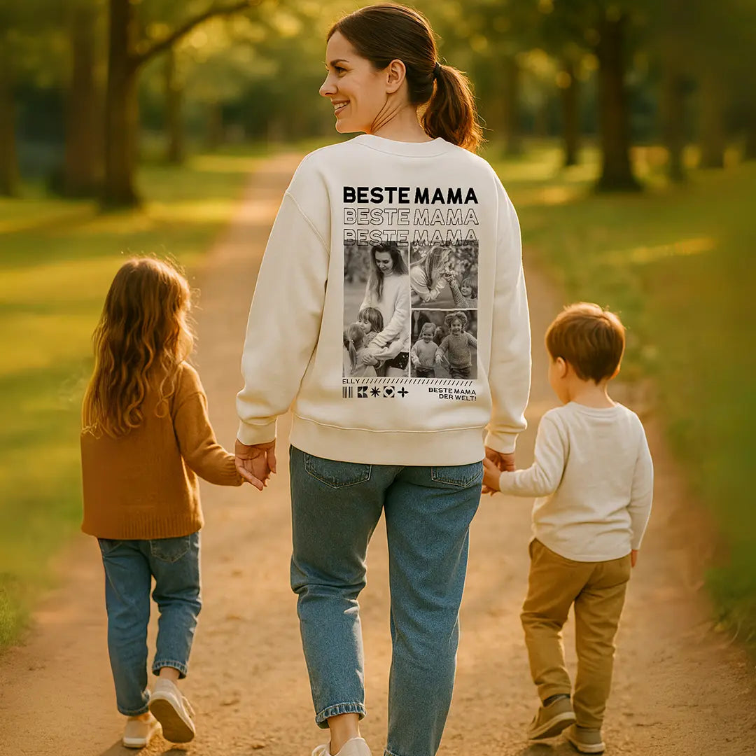 “Mama” - Personalisiertes Sweatshirt mit Fotos
