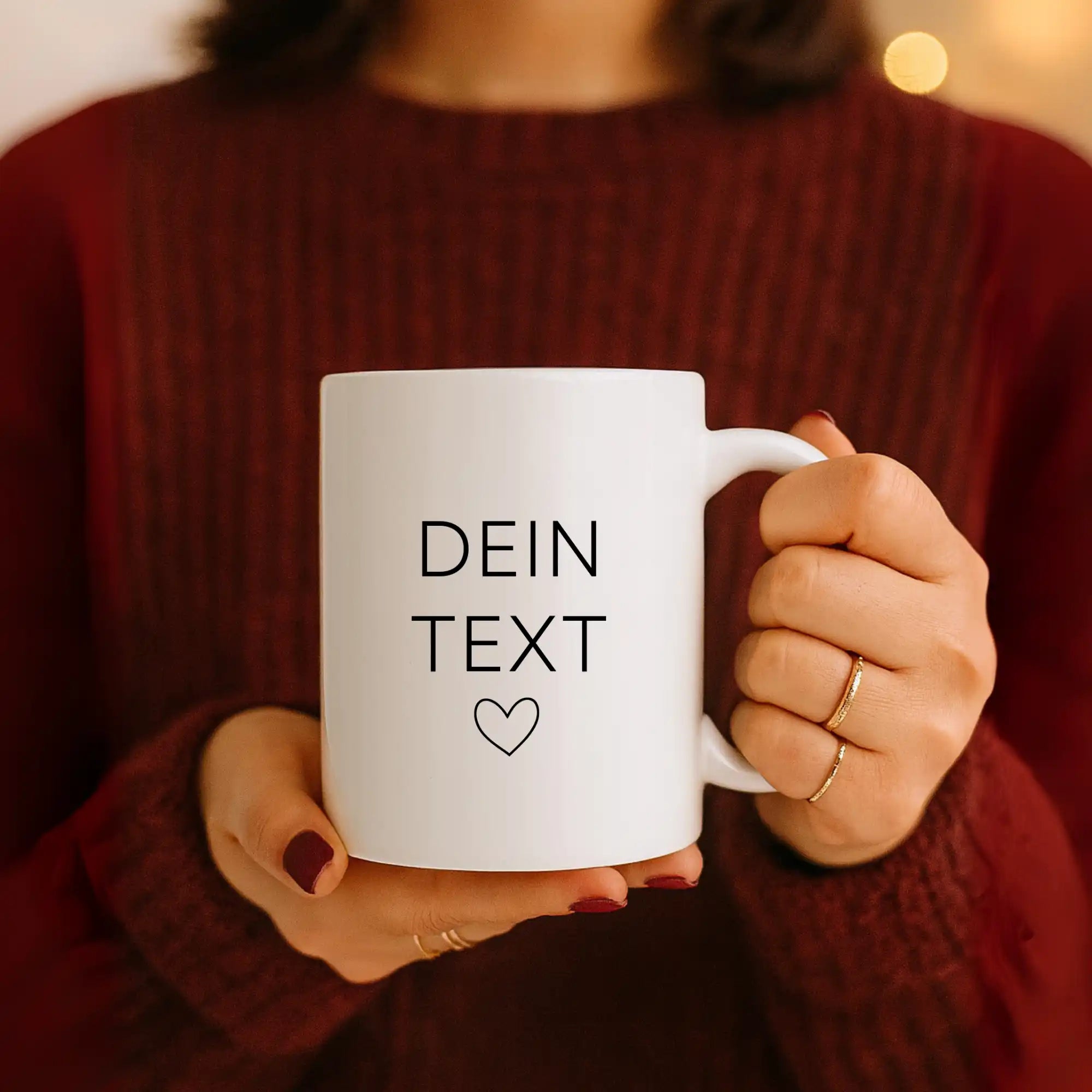 "Deine Botschaft“ - Personalisierte Tasse