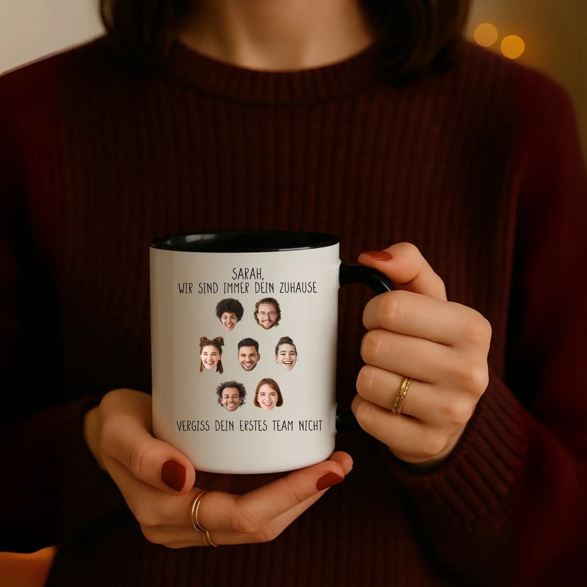 "Family Forever" – Personalisierte Tasse