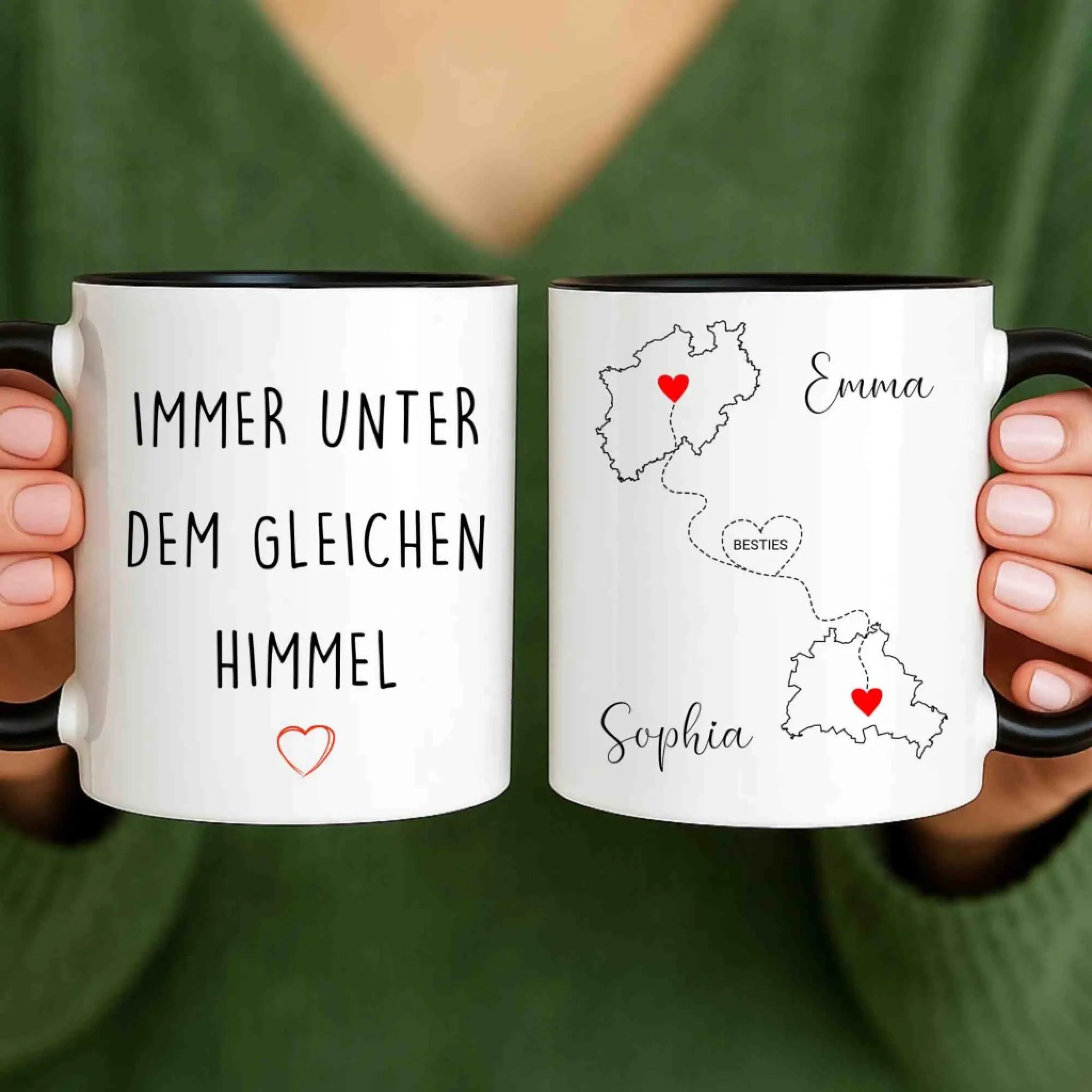 “Besties” - Personalisierte Kaffeetasse