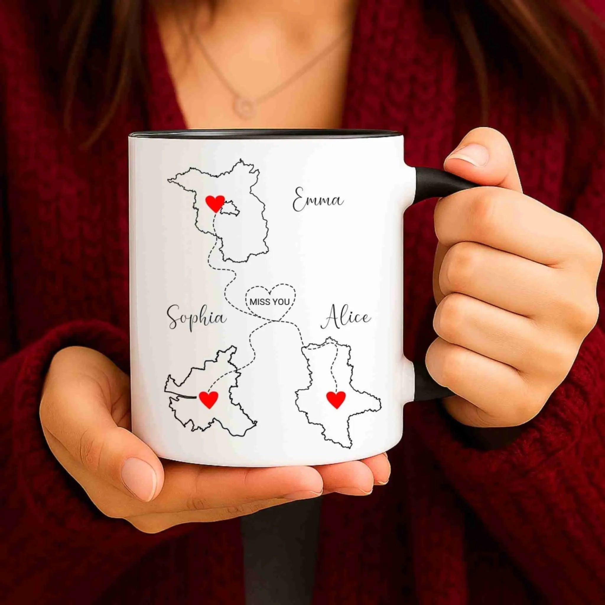 “Besties” - Personalisierte Kaffeetasse