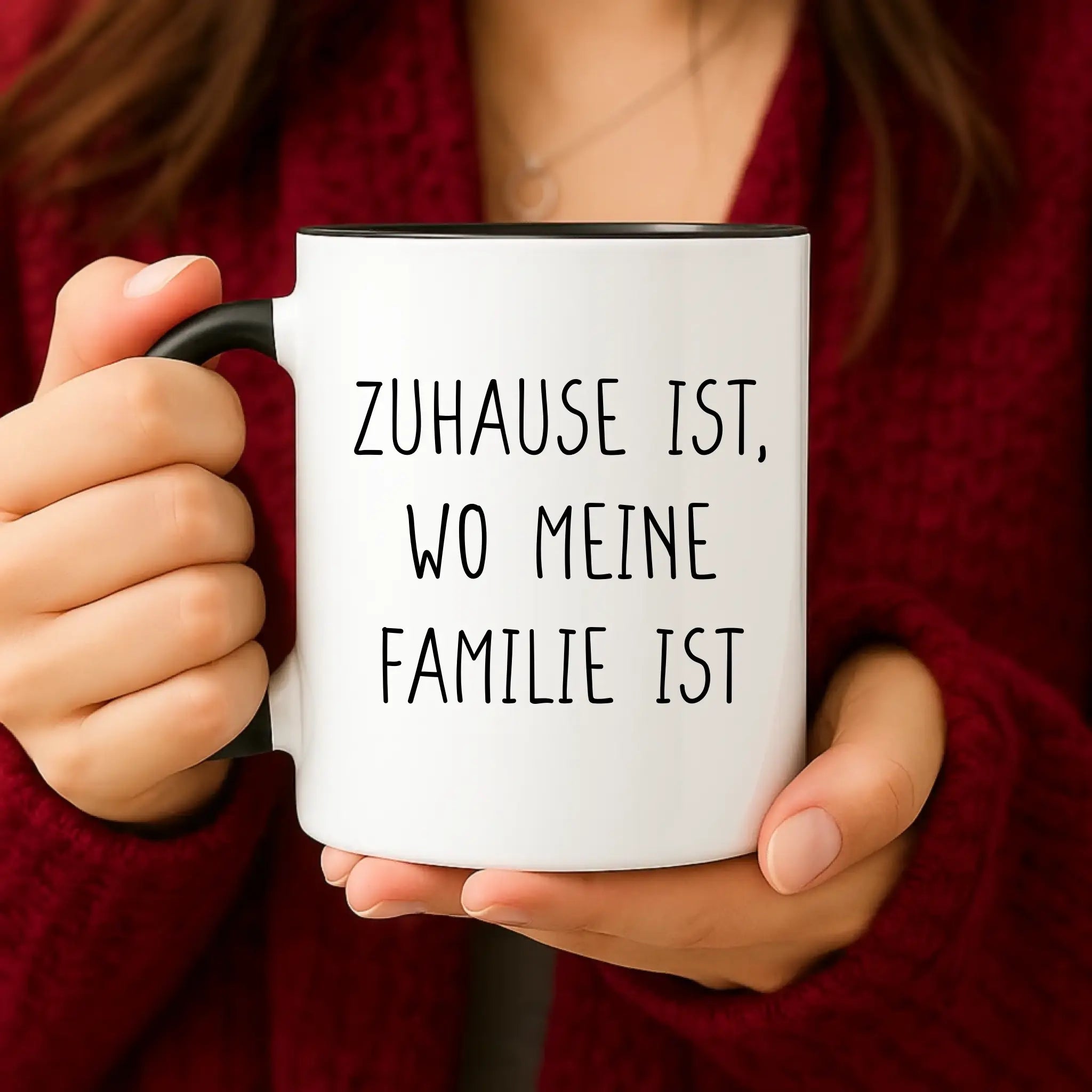 "Family Forever" – Personalisierte Tasse