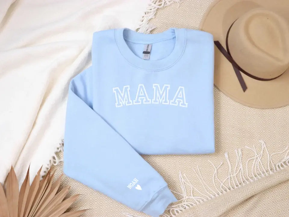 Personalisiertes Mama-Sweatshirt mit Kindernamen