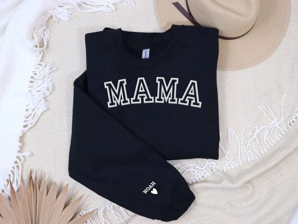 Personalized Mom Sweatshirt with Kids Names