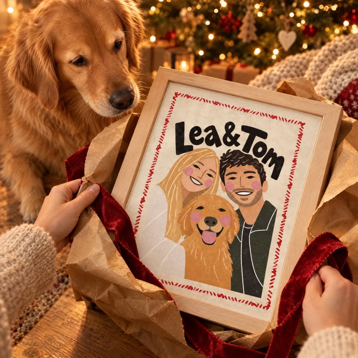 Personalisiertes Poster als Weihnachtsgeschenk