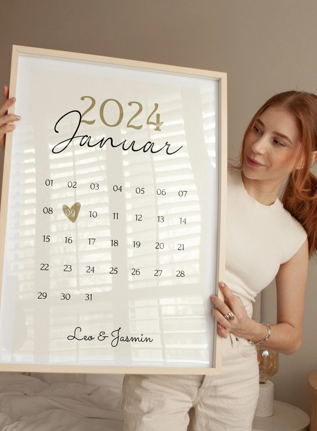 "Anniversary Calendar" - Personalized Poster