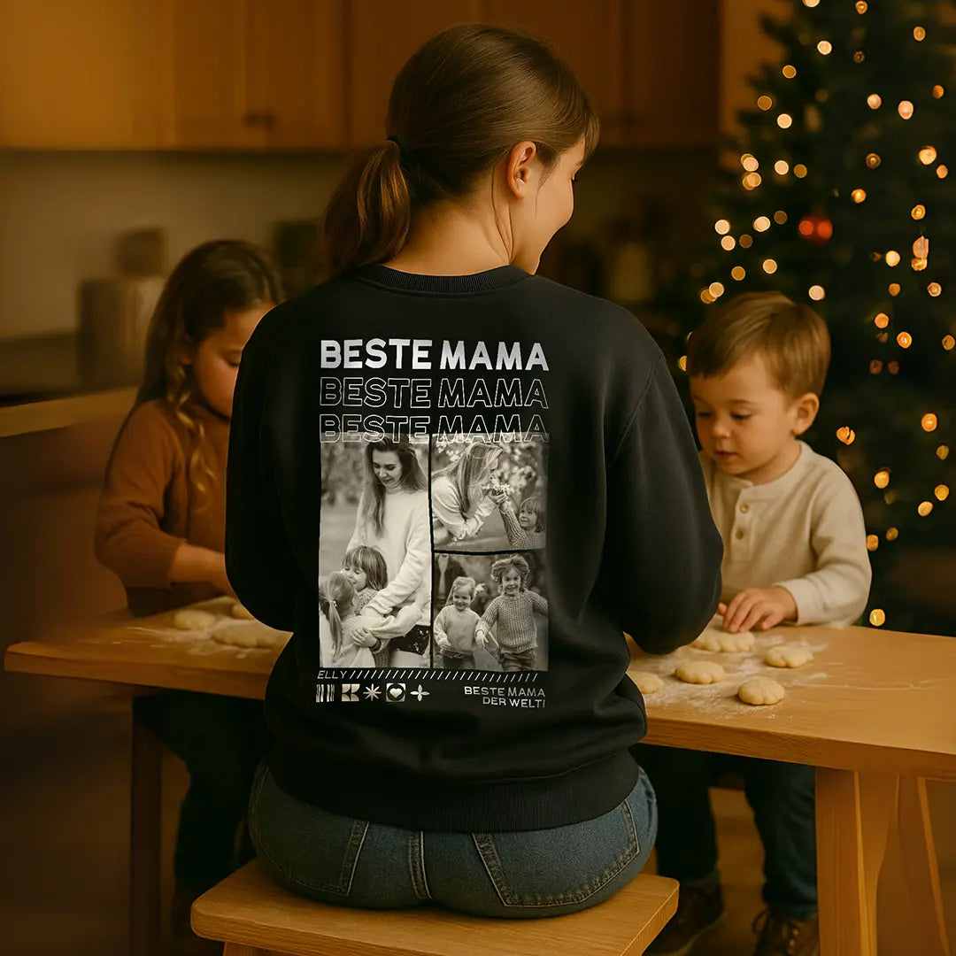 “Mama” - Personalisiertes Sweatshirt mit Fotos